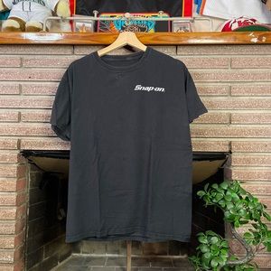 Vintage Y2K Snap On Tools Racing Mullet Graphic Tee Size M